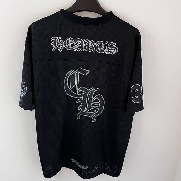 Chrome Hearts Black Short Sleeved Mesh Sweatshirt - Picture 6 of 7